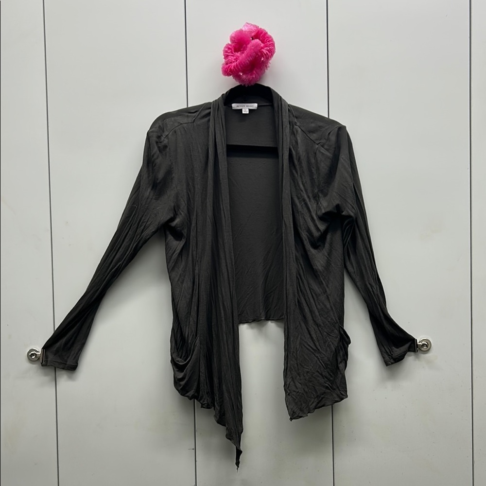 Active Basic Gray Cardigan
